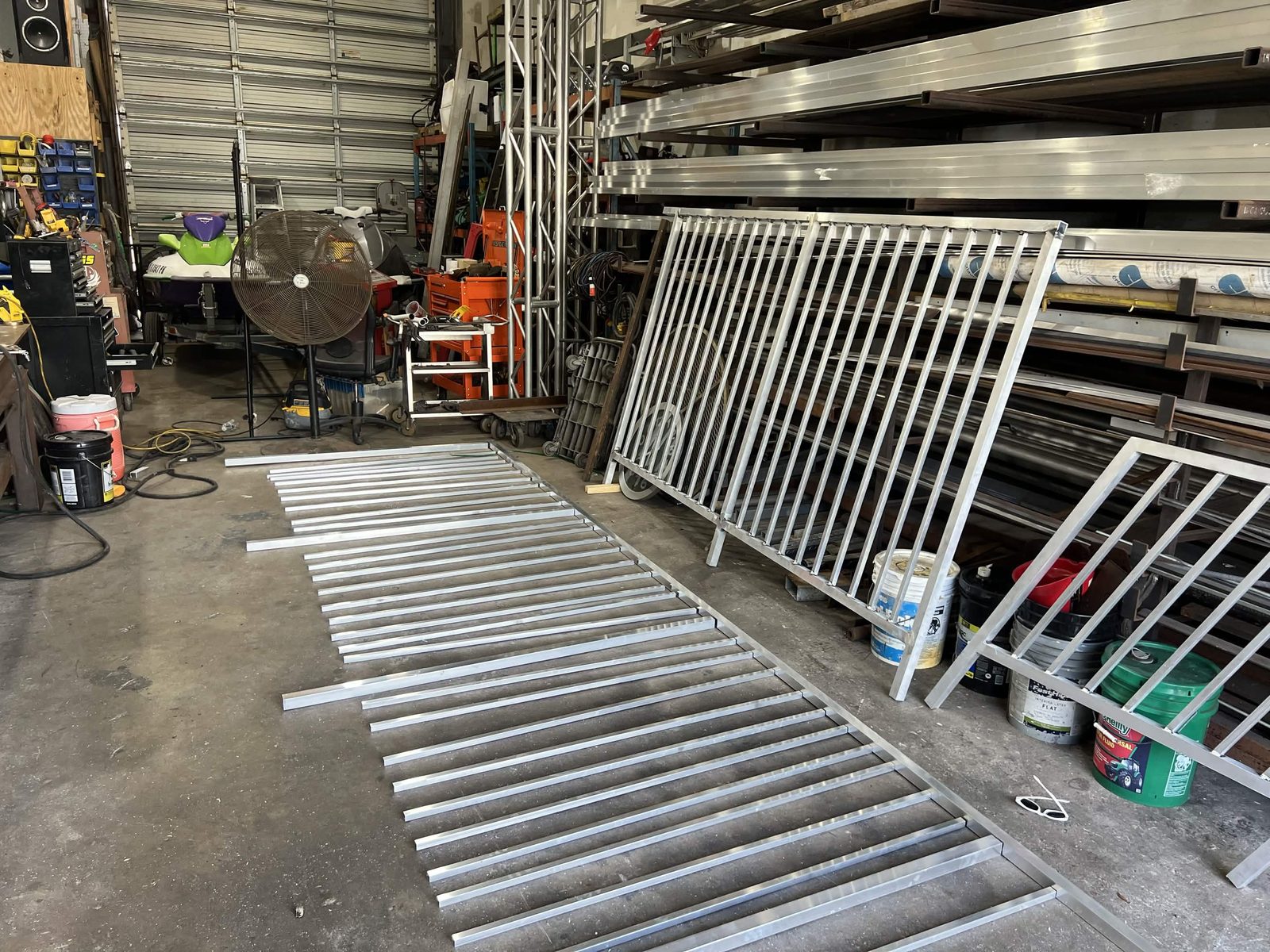 Inside the Accurate Metal Works fabrication shop